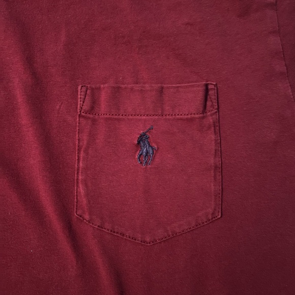 Polo by Ralph Lauren Maroon Short Sleeve Tee - Picture 2 of 9